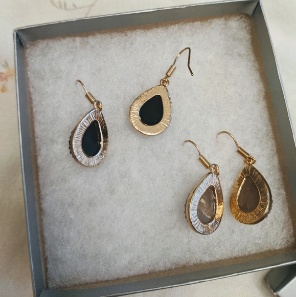 Two Rain Drop Earrings - Picture 5 of 8